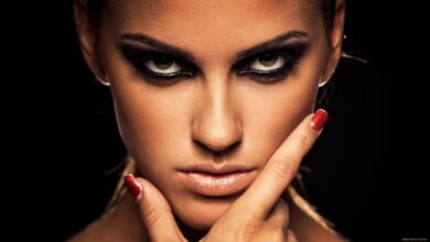 Photo of Строгий черный бикини с геометрическими вырезами