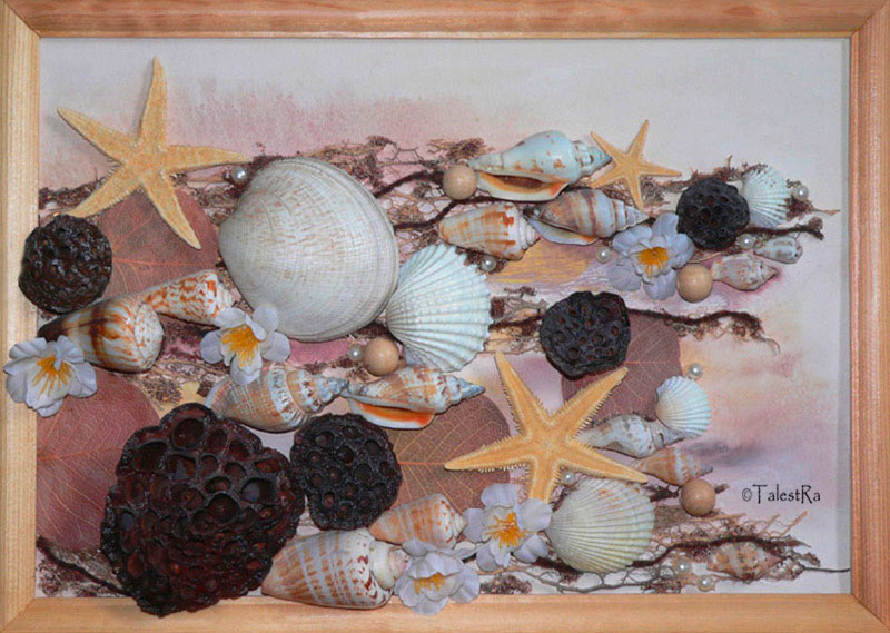 Фото 9 — Трикини с морскими ракушками и райскими птицами