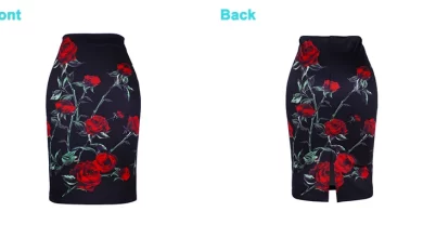 Photo of Купальник-бандо с геометрическим принтом