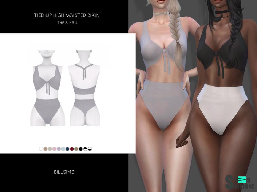 Фото 30 — Бикини с высокой талией и морскими мотивами